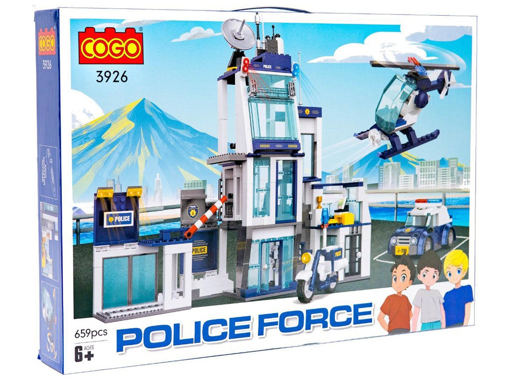 Конструктор Поліція Поліцейський відділ, 659 деталей 3926, фото 1