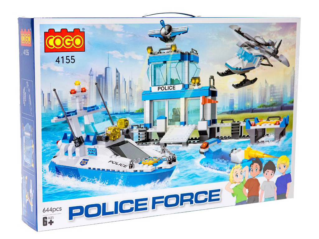 Конструктор Поліція, Морський патруль, 644 деталі 4155, фото 1