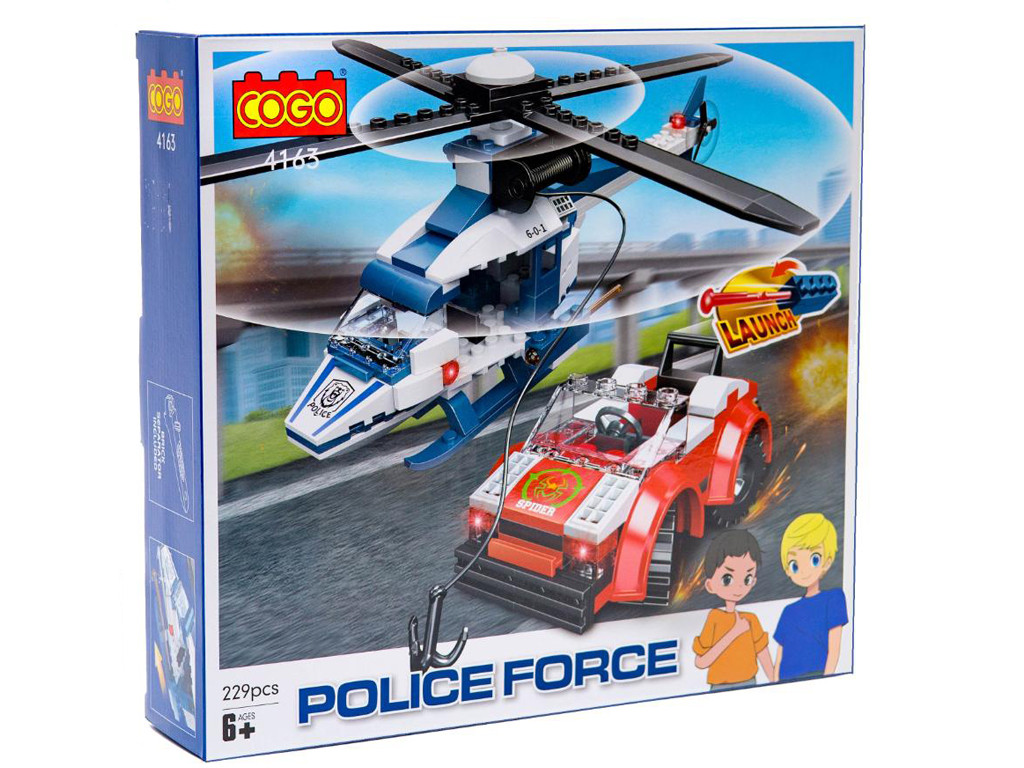 Конструктор Поліція, Швидкісне переслідування, 229 деталей 4163, фото 1