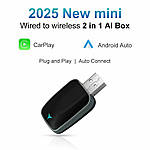 Адаптер бездротовий для Apple CarPlay та Android Auto USB 5G WiFi Bluetooth