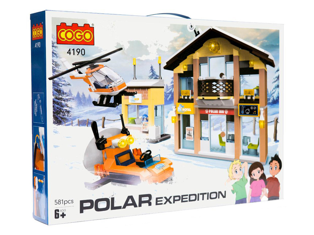 Конструктор Місто, Полярна база, 581 деталей 4190, фото 1