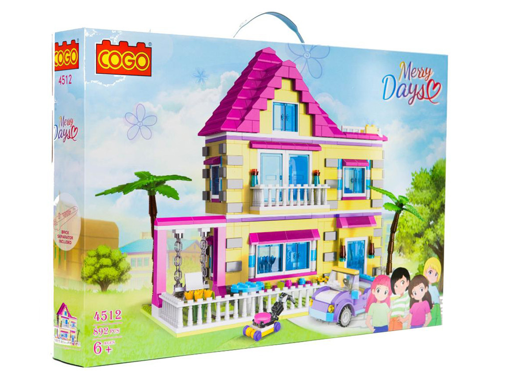 Конструктор Дівчатка, Щасливі години, 892 деталі 4512, фото 1