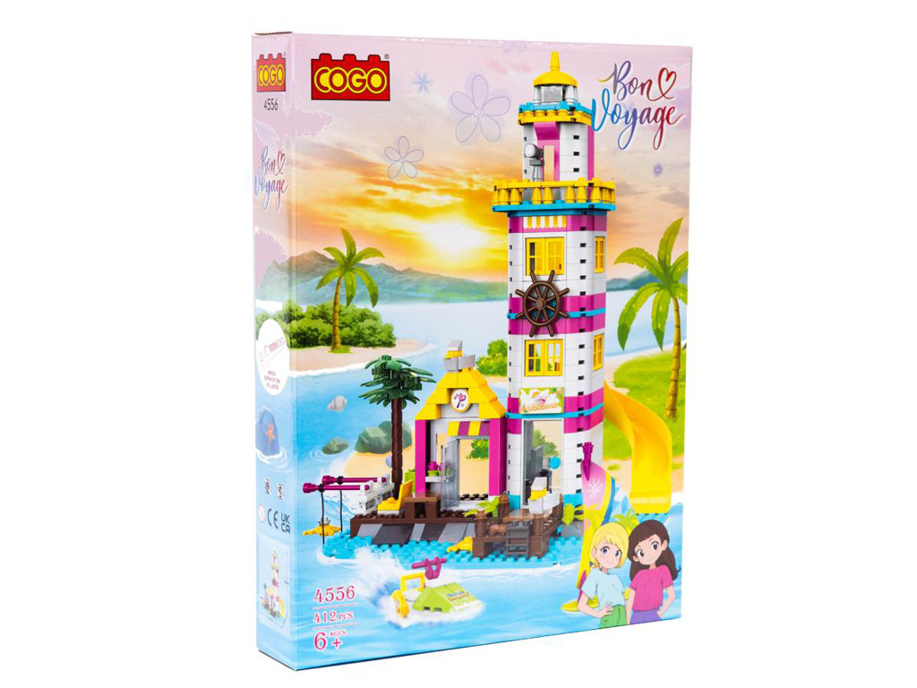 Конструктор Дівчатка, Маяк на острові, 412 деталей 4556, фото 1