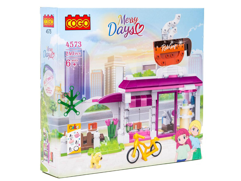 Конструктор Дівчатка, Кав&#039;ярня, 240 деталей 4573, фото 1