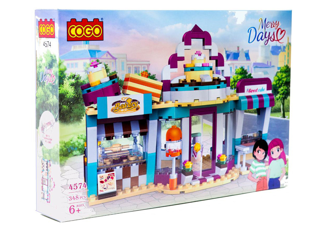 Конструктор Дівчатка, Хлібобулочна крамниця, 348 деталей 4574, фото 1