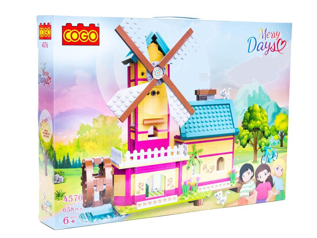 Конструктор Щасливої подорожі, Млин, 658 деталей 4576, фото 1