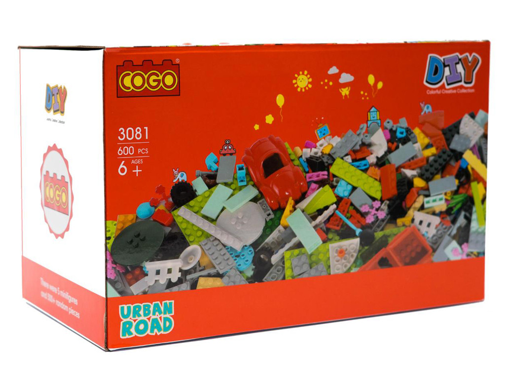 Конструктор Міська дорога, 600 деталей 3081, фото 1