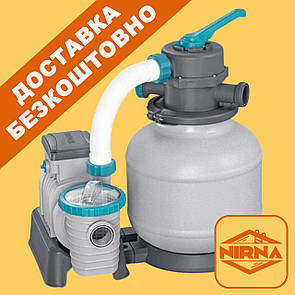 Фільтраційна установка BestWay FlowClear 58499, 7.7 м3/год. Пісочний (піщаний) фільтр для каркасного басейну до 27,2 м3