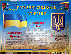 Плакат Державні символи України