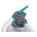 Фільтраційна установка BestWay FlowClear 58486, 9.8 м3/год. Пісочний (піщаний) фільтр для каркасного басейну до 33,2 м3, фото 2