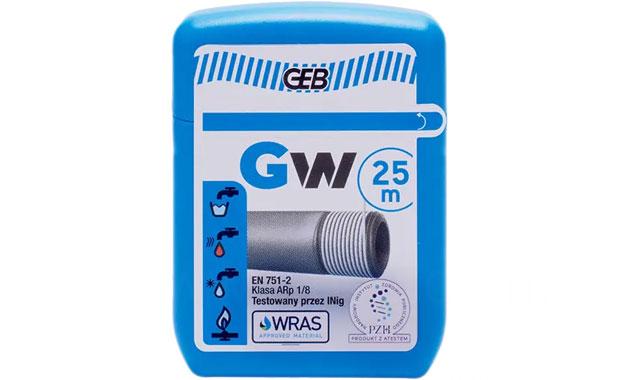 Нитка поліамідна для пакування різьби GEB GW (25 м.) 16 бар (Франція) 515200, фото 1