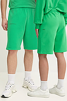 Дитячі бавовняні довгі зелені  шорти Pangaia 140-152 см (11-12Y)