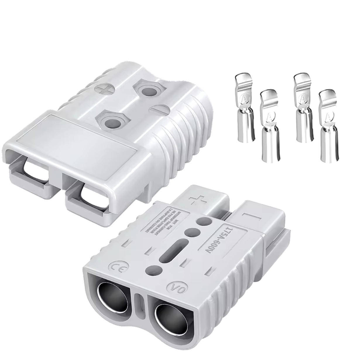 Силовий роз'єм конектор Anderson 600 вольтів 175 A комплект 2 шт., фото 1