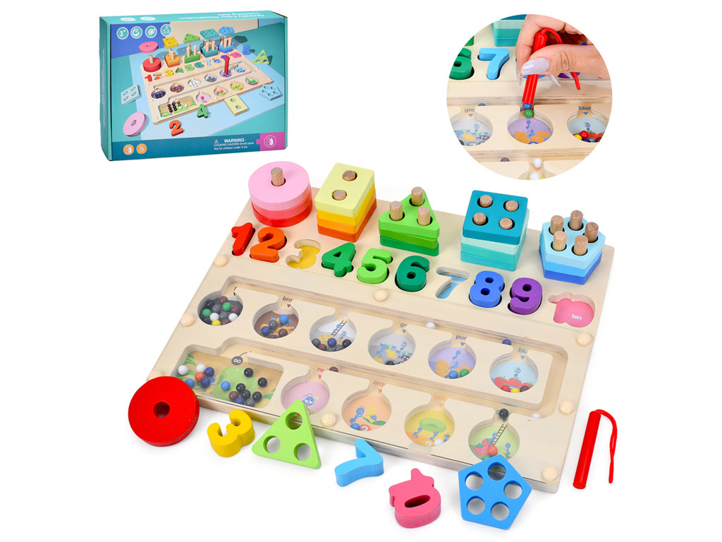 Дерев&#039;яна іграшка Багатофункціональна дошка Tree Toys MD 0874