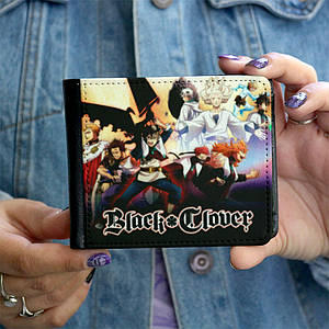 Гаманець Чорний Клевер "Crowd" / Black Clover