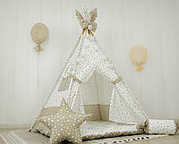 Намет для дітей Вігвам Ловець снів БОН Ігровий будиночок вігвум із килимком повний комплект для дівчинки