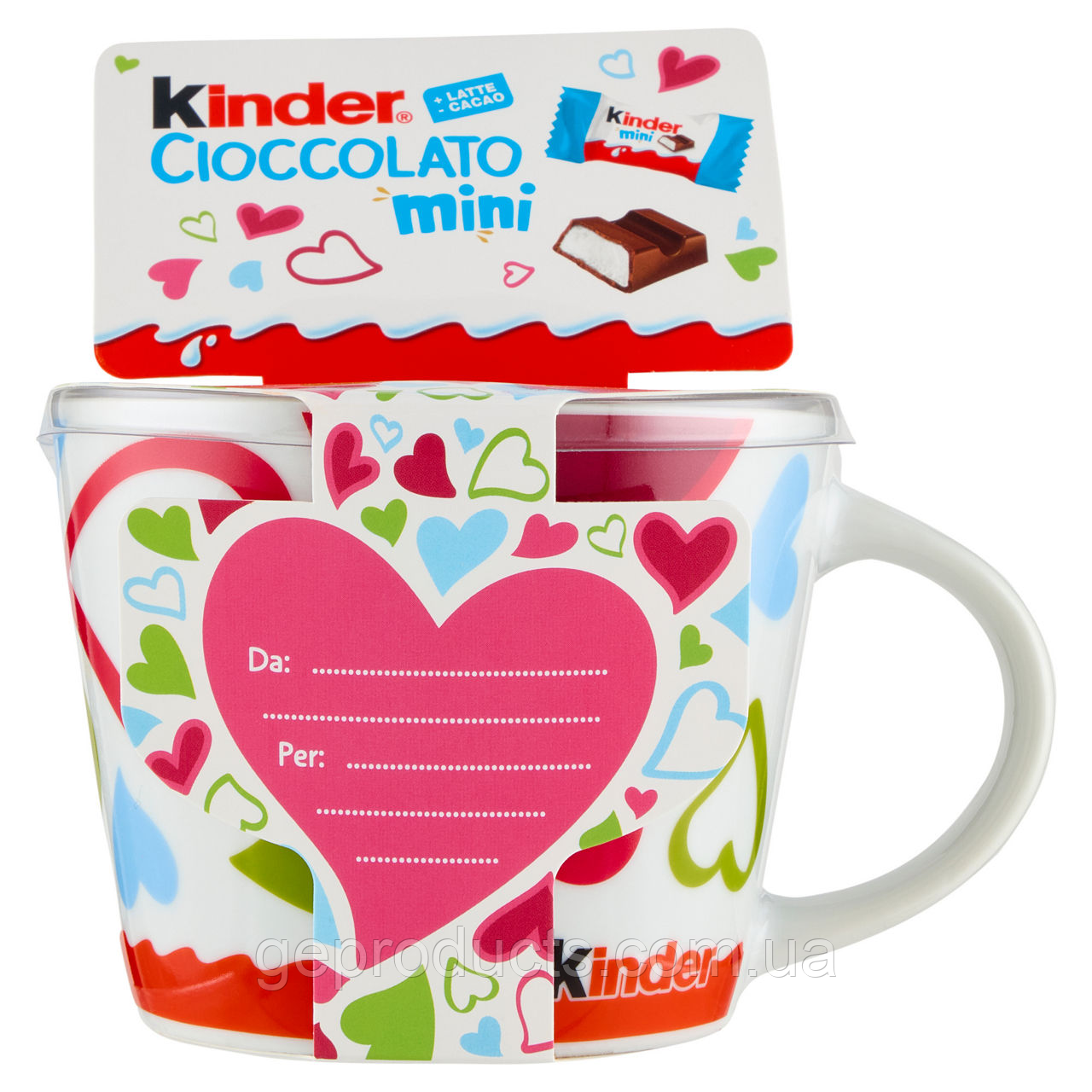 Кружка Kinder Chocolate mini з конфетами 102 г