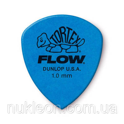 Популярний! Медіатор Jim Dunlop Tortex Flow Pick 1.0mm 12 шт. (558P1.0) - Краща якість тільки на Nukleon.com.ua