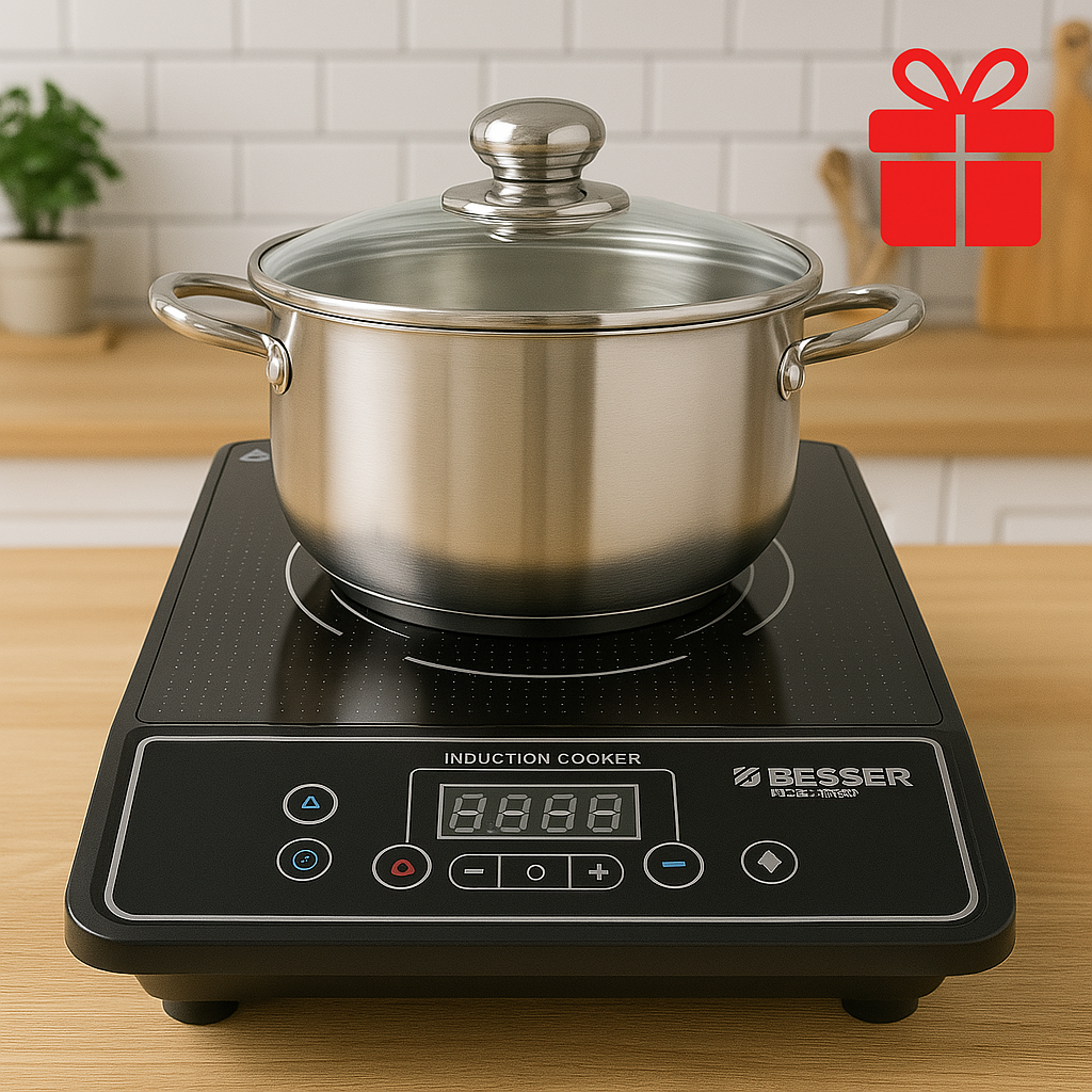 Плита індукційна ударостійка крист.поверхня 28*36см, фото 1