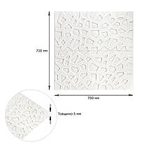 Самоклеюча декоративна настінно-стельова 3D панель павутина 700х700х5мм (115) SW-00000007, фото 3