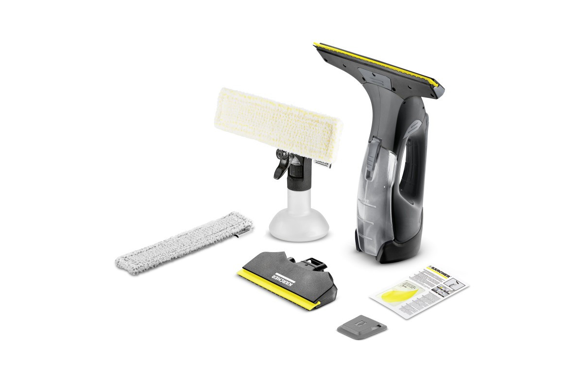 Karcher Пилосос віконний WV 5 Plus, вода -0.1л, автон. робота до 35хв, вага-0.7кг, чорний