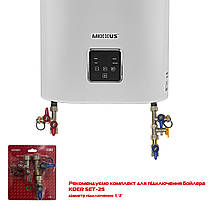 Водонагрівач "Плоский" MIXXUS EWH-09080 FLAT WET накопичувальний 80 л, мокрий тен 2 kW (WH0595), фото 3
