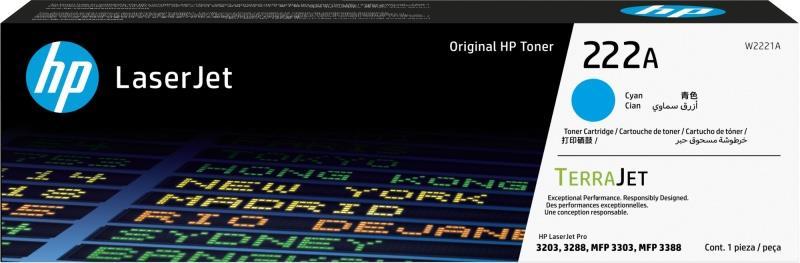 HP Картридж 222A CLJ Pro 3203/3303 Cyan (1200стор)