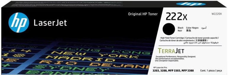 HP Картридж 222X CLJ Pro 3203/3303 Black (3200стор)