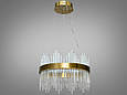 Кришталева світлодіодна люстра, 90 Вт, бронза, фото 3