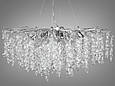 Кришталева люстра "Гліцинія", 14 ламп, золотиста, фото 2