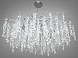 Кришталева люстра "Гліцинія", 14 ламп, золотиста, фото 3