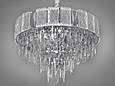 Кришталева люстра на 9 ламп хром, фото 3