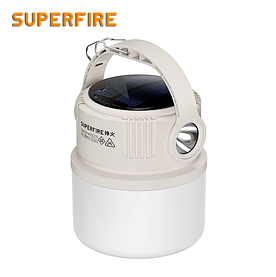 Ліхтар кемпінговий багатофункціональний SOLAR T22 SuperFire 300 Lumen IP44