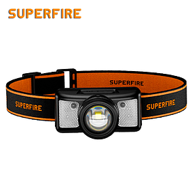 Ліхтар налобний акумуляторний HL91 SuperFire 310 Lumen IP43