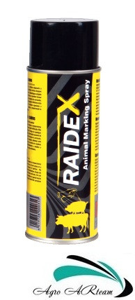 Спрей для маркування тварин RAIDEX, жовтий