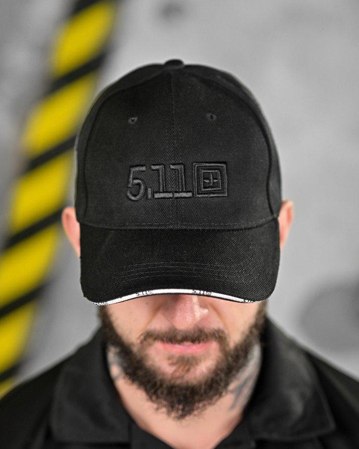 Бейсболка 5.11 вільна чорна, фото 1