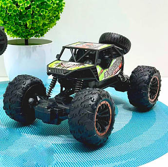 Машинка на радіокеруванні Всюдихід Explorer 2304F0318 Зелена | Масштаб 1:18 всюдихід 1 акумулятор