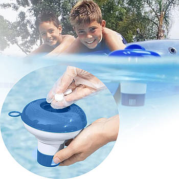 Дозатор для хімії в басейнах Flowclear 5, що плаває міні-поплавок 12.7 см Bestway 58210