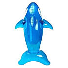 Надувний плотик 152x114 см з ручками для плавання та відпочинку на воді Косатка Intex 58523 Синій, фото 8