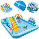 Надувний ігровий центр з басейном 257 х 216 х 84 см і гіркою на 493 л Intex 57161 Пригоди в джунглях, фото 3