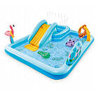 Надувний ігровий центр з басейном 257 х 216 х 84 см і гіркою на 493 л Intex 57161 Пригоди в джунглях, фото 5