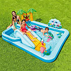 Надувний ігровий центр з басейном 257 х 216 х 84 см і гіркою на 493 л Intex 57161 Пригоди в джунглях, фото 6