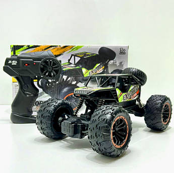 Машинка на радіокеруванні Всюдихід Explorer 2304F0318 Зелена | Масштаб 1:18 всюдихід 1 акумулятор