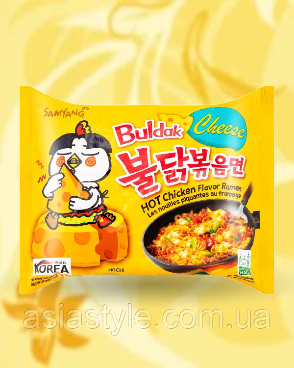 Локшина Buldak сир, Локшина Buldak сир, Buldak noodles with cheese, Samyang, Певденна Корея, Ч