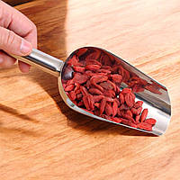 Совок металевий для сипучих продуктів, 30см, нержавіюча сталь