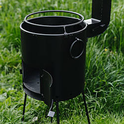 Піч під казан "Універсал" з димарем 30 см + Кришка