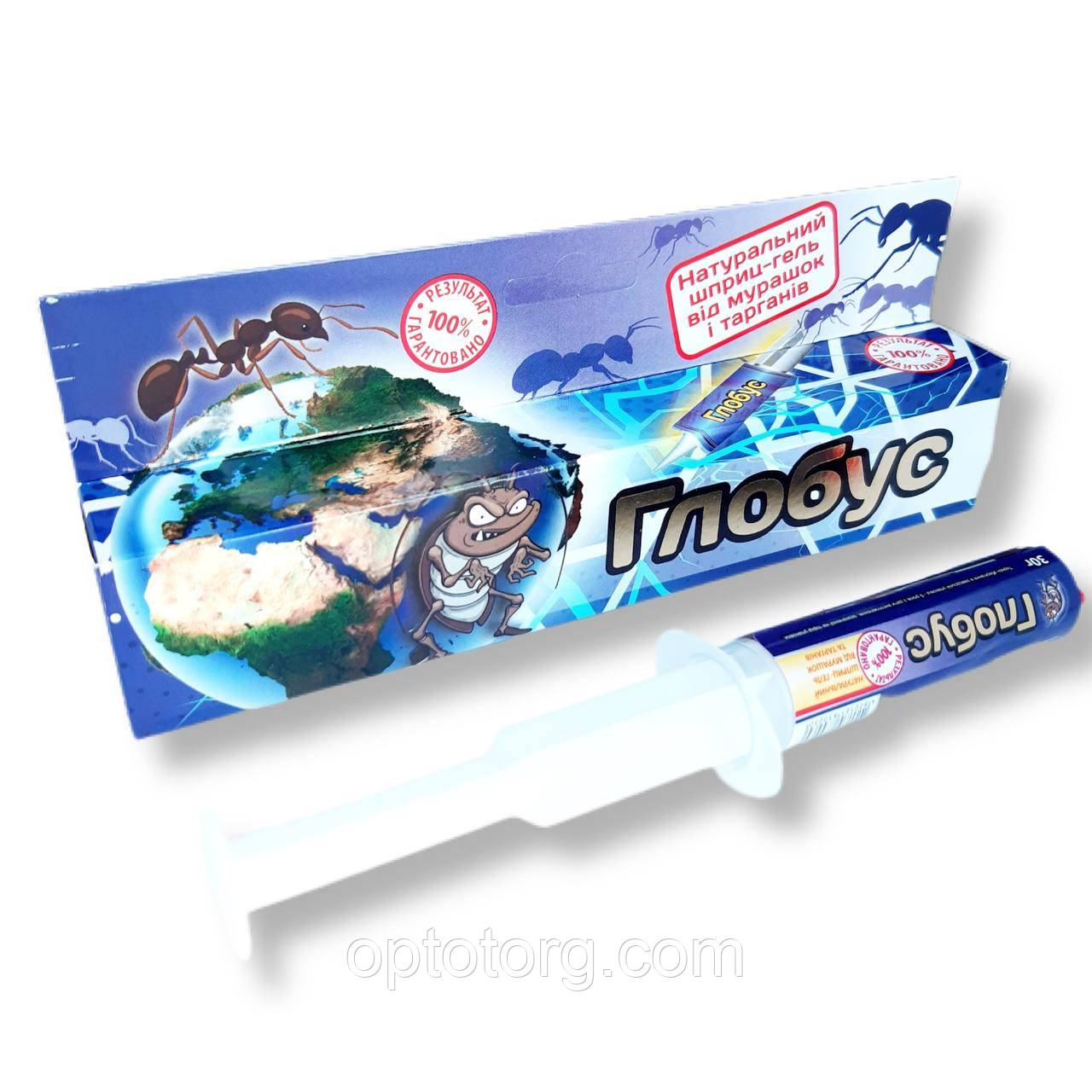 Гель Глобус від тарганів і мурах гель 30 мл., фото 1