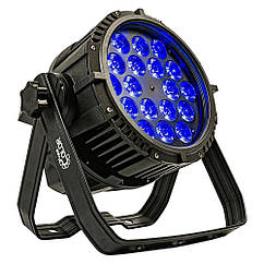 Світлодіодний PAR прожектор з вологозахистом FREE COLOR P1810 IP