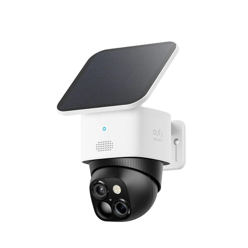 Автономна камера відеоспостереження Eufy SoloCam S340 3К із сонячною панеллю | W-Fi | Датчик руху | 360°