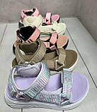 Стильні дитячі босоніжки bbt для дівчинки рожеві 31-34, фото 4